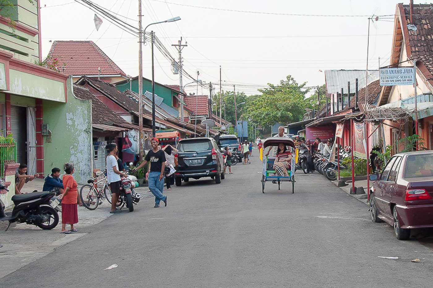 Dans les rues de Yogyakarta