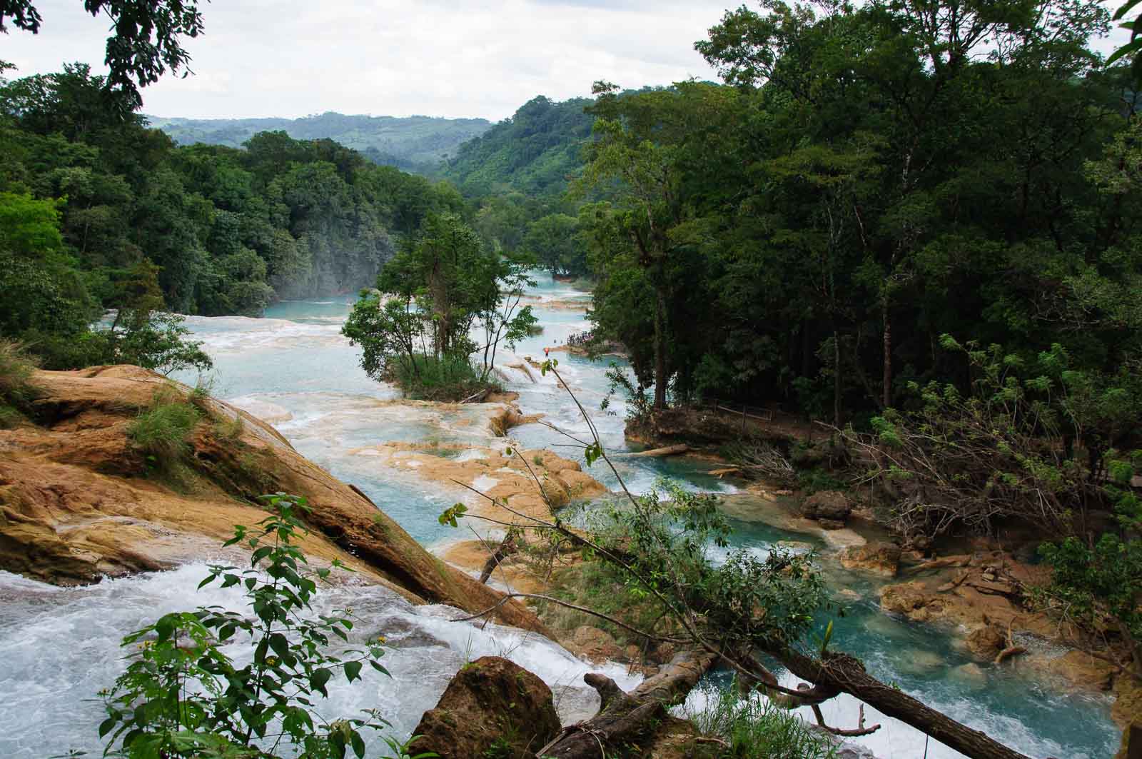 Les chutes d’Agua Azul dans les Chiapas au Mexique
