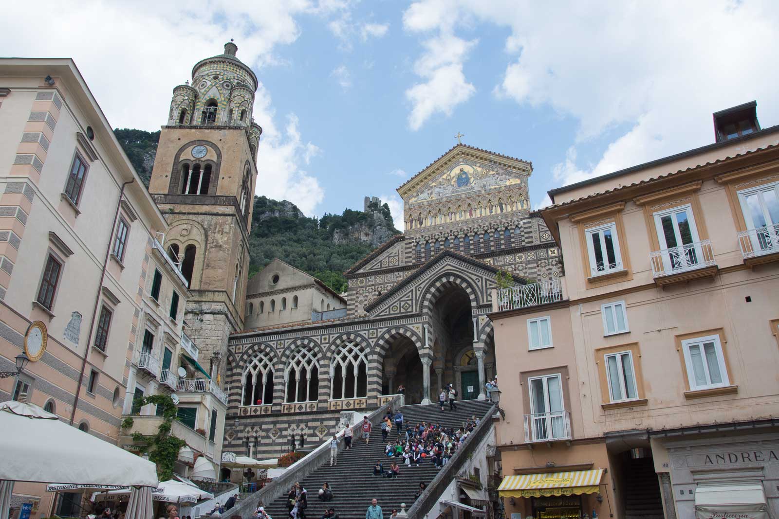 La cathédrale d’Amalfi en Italie