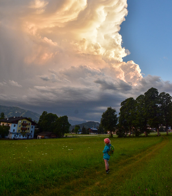 Ciel d’orage à Ramsau en Autriche