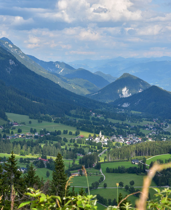 Village de Ramsau am Dachstein, en Autriche