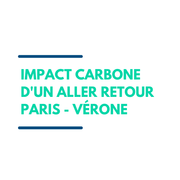 Impact carbone d’un aller-retour Paris Italie