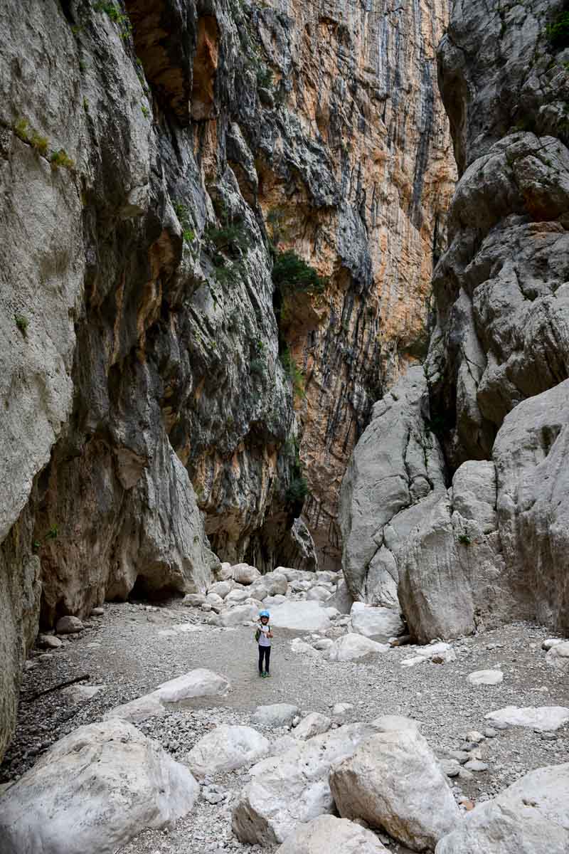 Canyon de Su Gorropu en Sardaigne