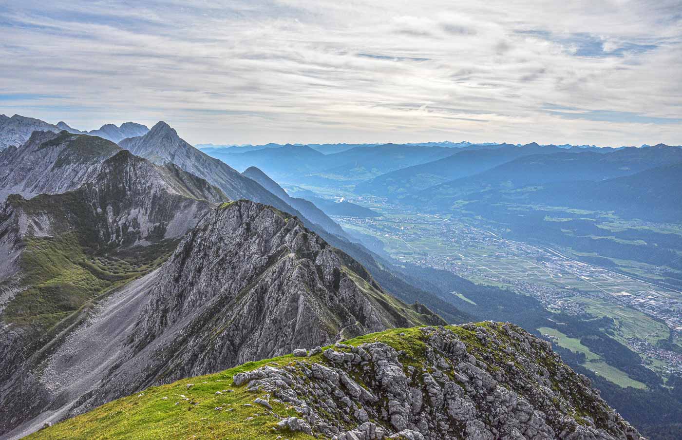 Au-dessus d’Innsbruck, incontournable d’un itinéraire sans voiture dans le Tyrol