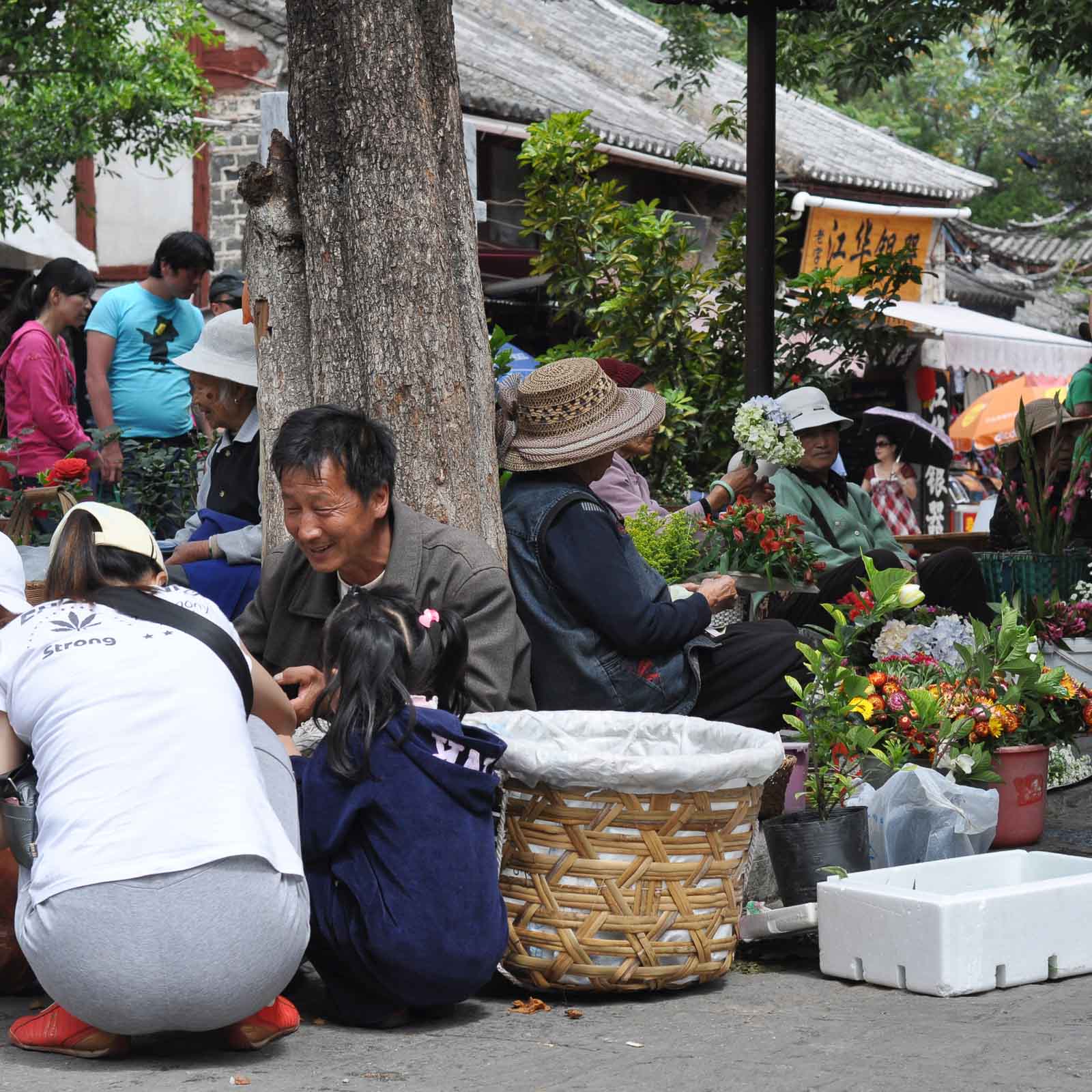 Sur les marchés de Dali au Yunnan
