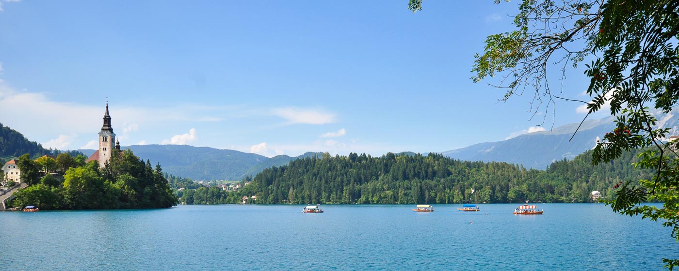 Autour du lac de Bled en Slovénie