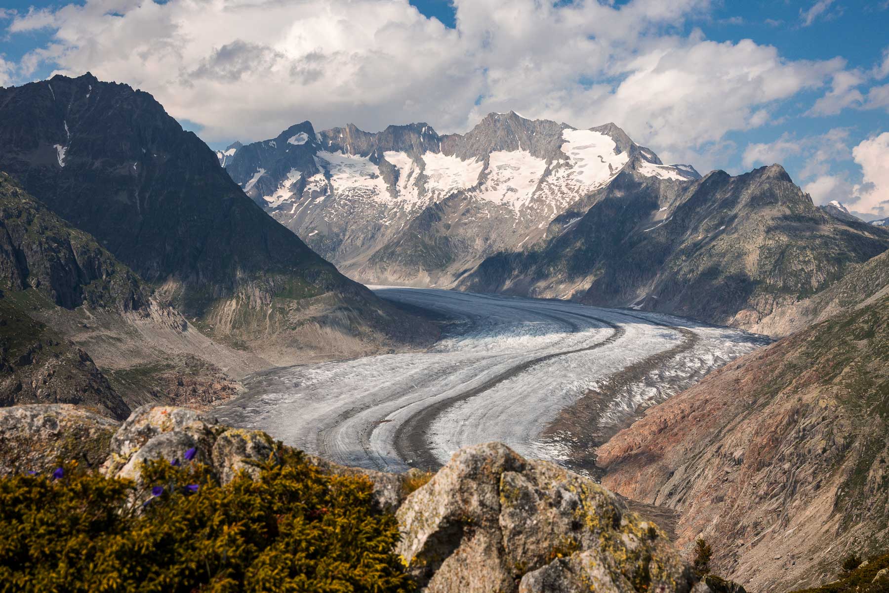Découvrir le glacier d'Aletsch, le plus grand glacier des Alpes