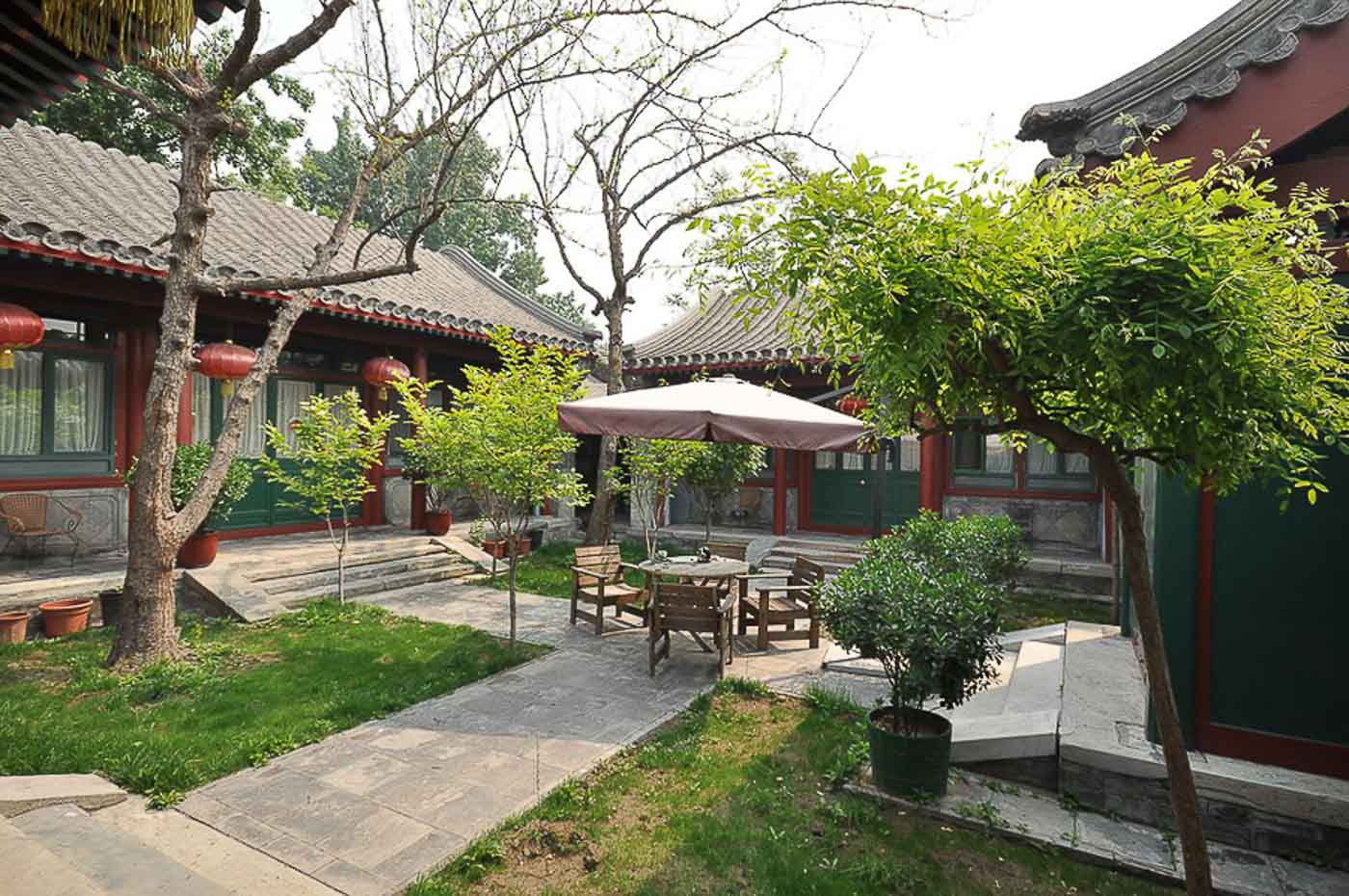 Un hôtel dans les hutongs de Pékin