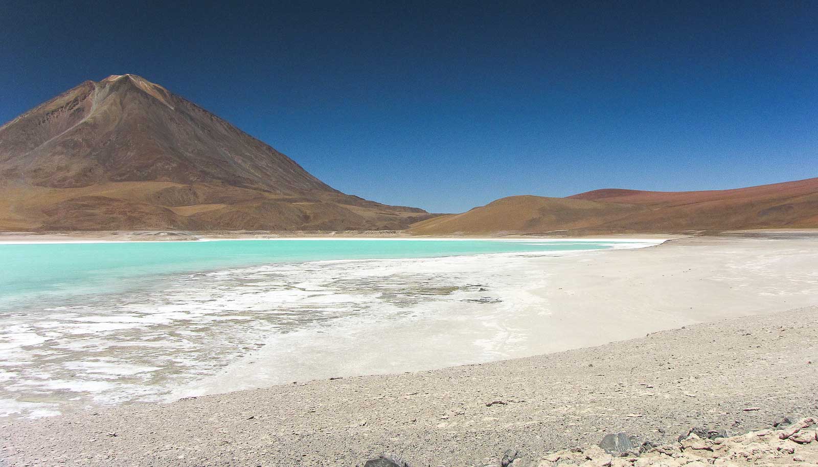 Laguna Verde Licancabur Bolivie