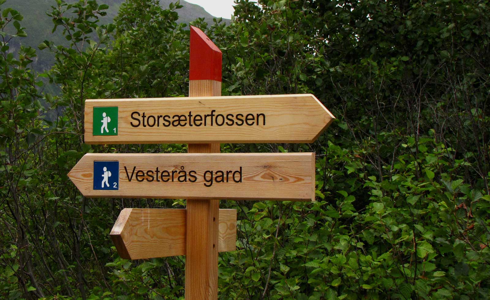 Panneaux randonnée Geiranger