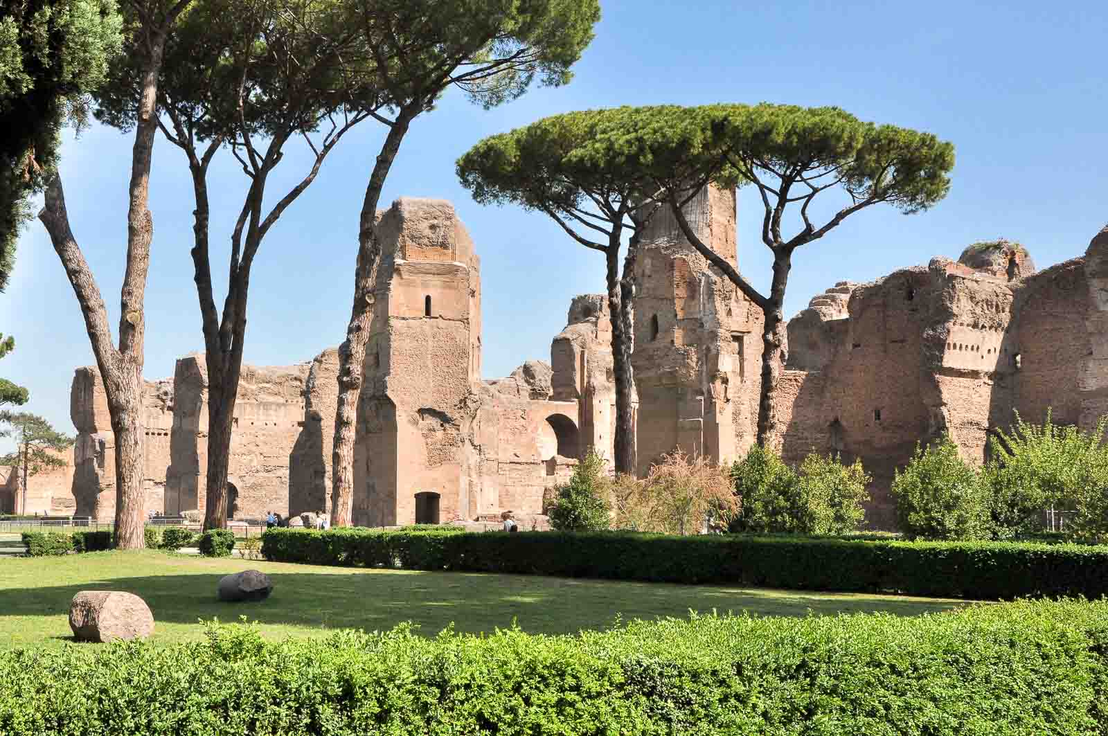 Les thermes de Caracalla à Rome