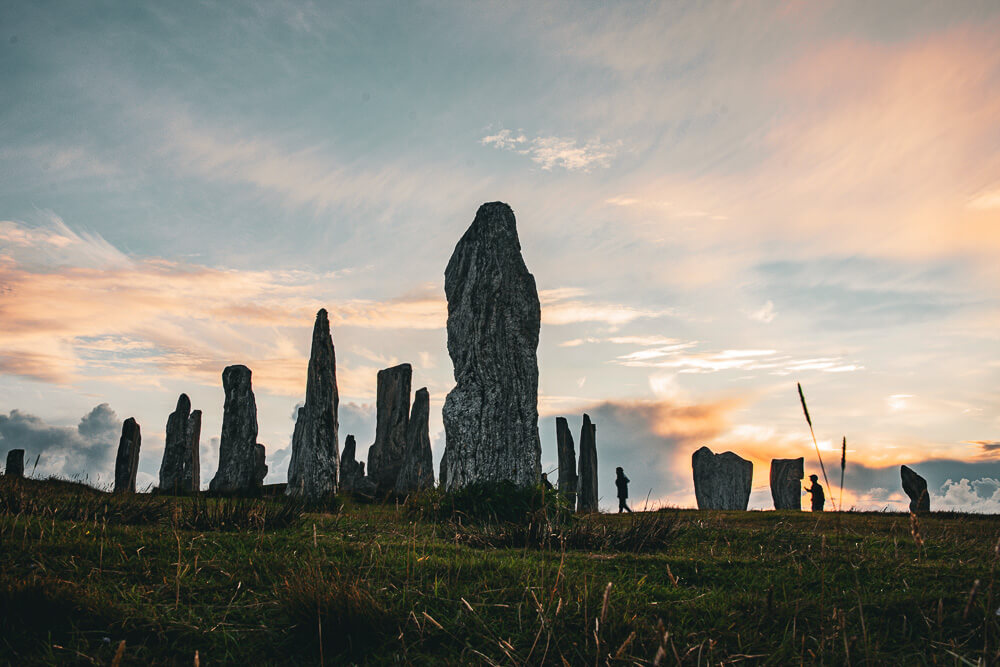 Les mégalithes de Callanish en Écosse 