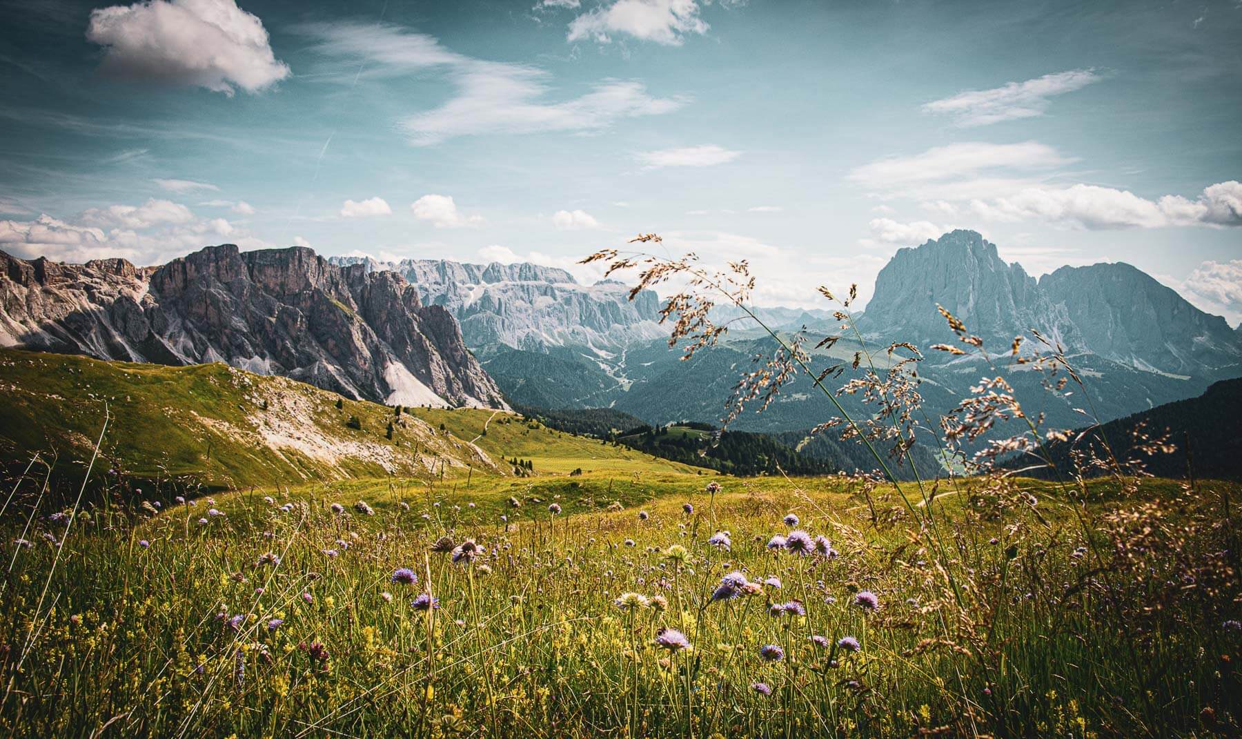 Le Val Gardena en Italie